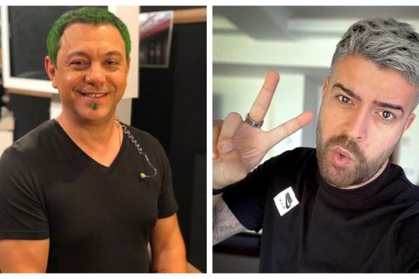 După ce Sorin Bontea s-a vopsit verde în cap, Speak și-a făcut aceeași schimbare de look! Așa arată acum co-prezentatorul de la Chefi la cuțite / FOTO
