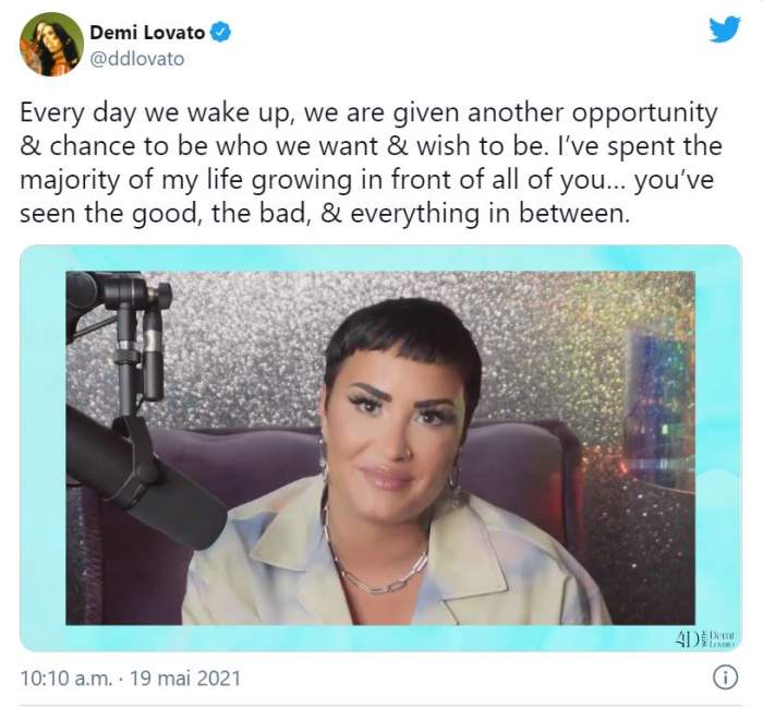 Ce înseamnă să fii non-binar, așa cum se declară Demi Lovato