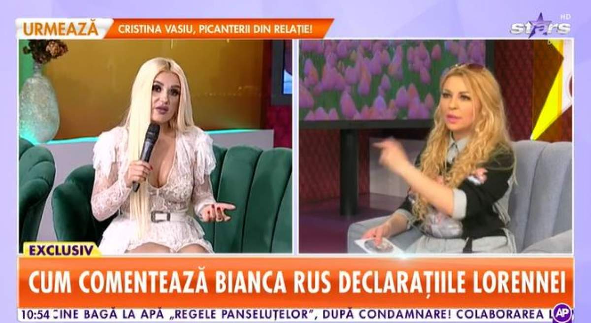 Captură video cu Bianca Rus la Antena Stars.