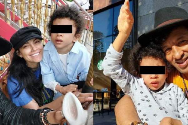 Kamara și fosta soție, din nou împreună, de ziua de naștere a fiului lor, Leon: „Într-o bună zi în picioare vei sta” / FOTO