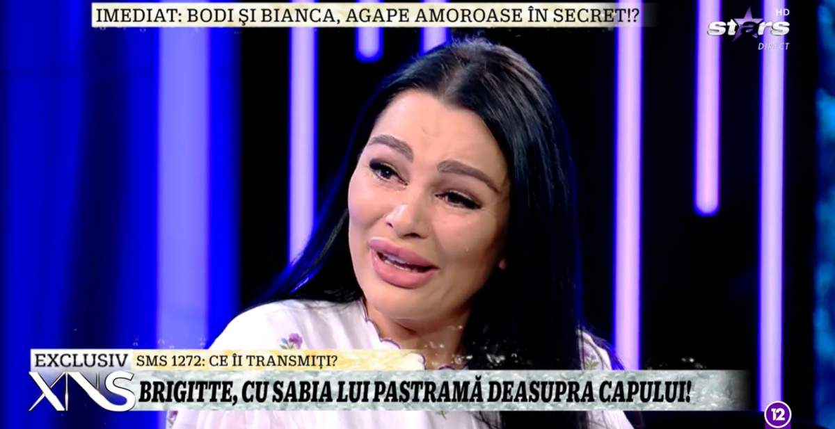 Brigitte Sfăt a izbucnit în lacrimi în direct, la Xtra Night Show. Bruneta nu mai suportă certurile cu Florin Pastramă: „Pot foar să plâng și să mă rog” / VIDEO