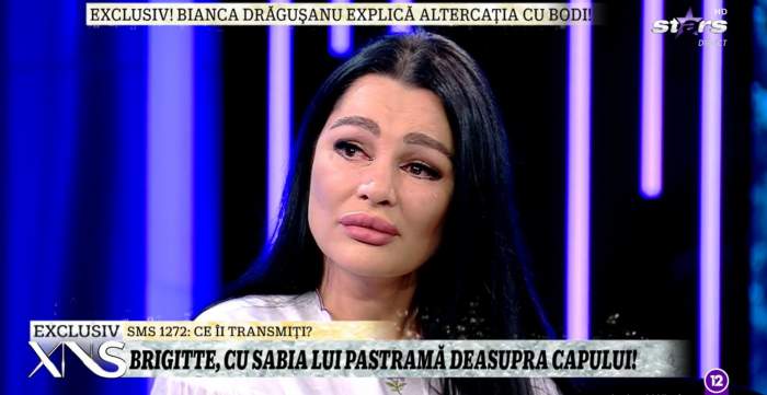 Brigitte Sfăt a izbucnit în lacrimi în direct, la Xtra Night Show. Bruneta nu mai suportă certurile cu Florin Pastramă: „Pot foar să plâng și să mă rog” / VIDEO