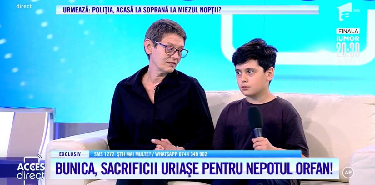 Acces Direct. Drama trăită de fiul actorului Criprian Fanaca de la Divertis. Radu a rămas orfan și de mamă, iar bunica nu îl mai poate crește fără ajutor / VIDEO