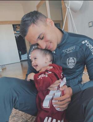 Iubita și fiica lui Cristian Manea, cele mai mari fane ale fotbalistului. Ce imagine a postat Irina Deaconescu pe Instagram / FOTO