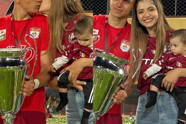 Iubita și fiica lui Cristian Manea, cele mai mari fane ale fotbalistului. Ce imagine a postat Irina Deaconescu pe Instagram / FOTO