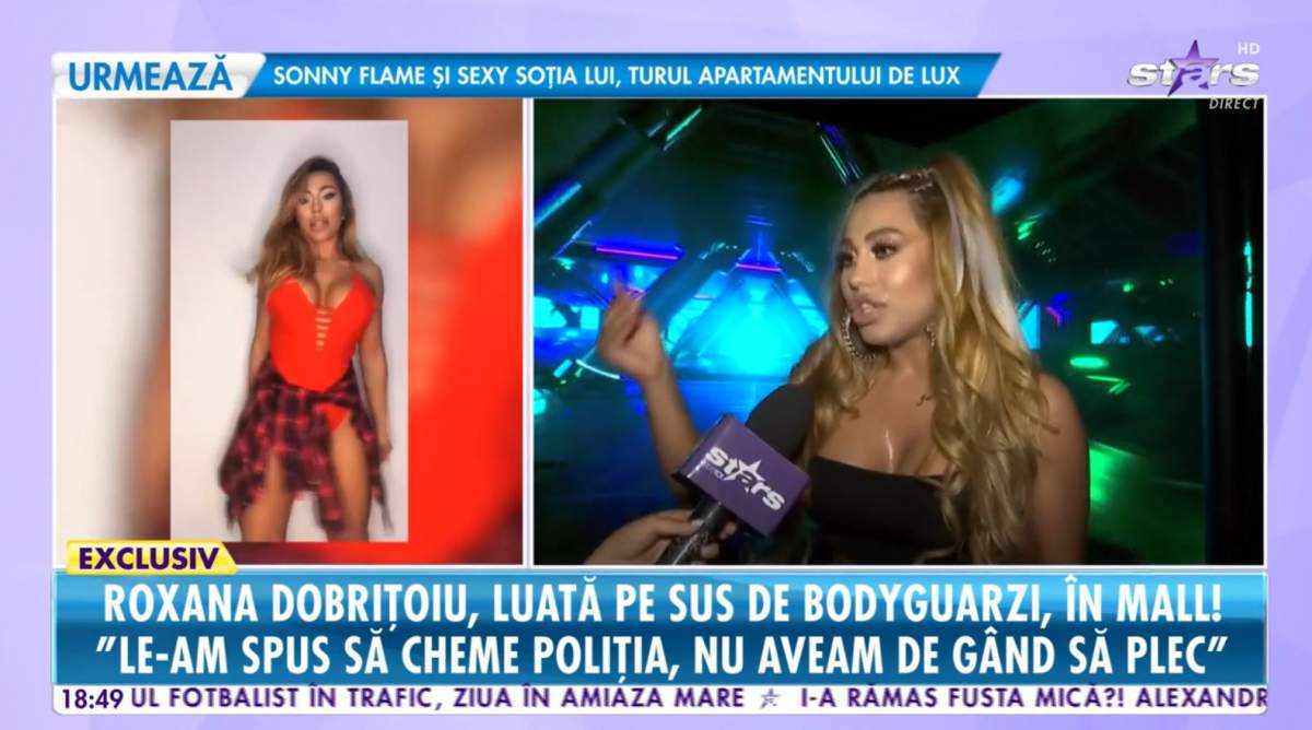 Roxana Dobrișoiu este la filmarile unui videoclip si da interviu la Antena Stars
