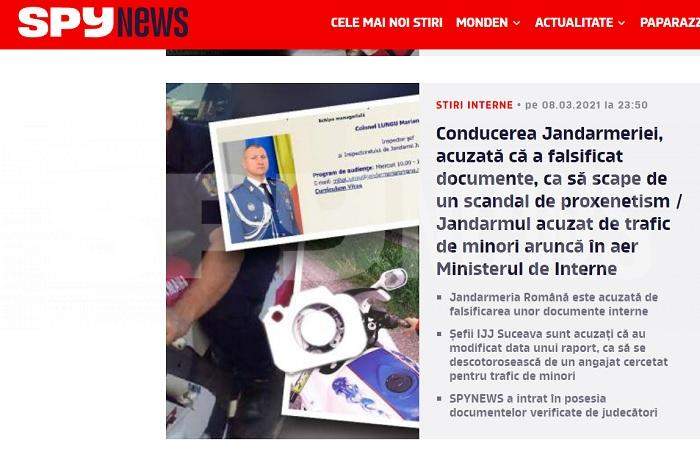 Jandarmeria Suceava, decapitată după dezvăluirile SPYNEWS / Fostul comandant, „exilat” în Polonia