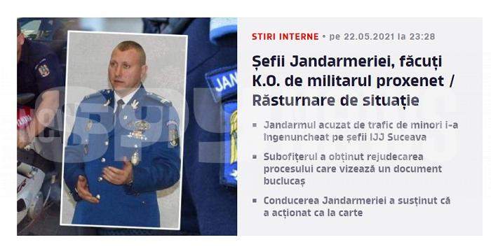 Jandarmeria Suceava, decapitată după dezvăluirile SPYNEWS / Fostul comandant, „exilat” în Polonia