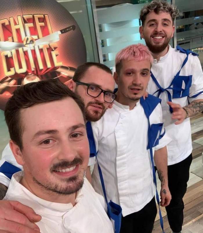 Keed, Catalin Amarandei, Florin Revesz sunt in bucatarie la Chefi la cutite