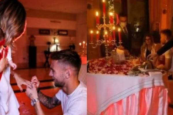 Denis Drăguș și-a cerut iubita în căsătorie, după ce a devenit tătic. Fotbalistul lui Gică Hagi, surpriză de proporții pentru Vanessa! / FOTO