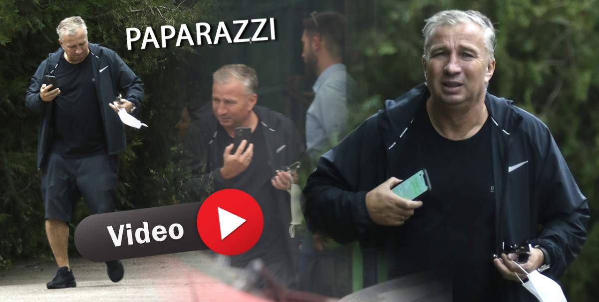 Dan Petrescu știe ce sunt regulile pe teren, dar nu și în trafic. Celebrul antrenor, surprins în timp ce face un gest necuviincios / PAPARAZZI