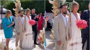 Gabriela Prisăcariu, imagini unice de la nunta cu Dani Oțil. Momentul în care au spus cel mai sincer ”DA” din viața lor / VIDEO 