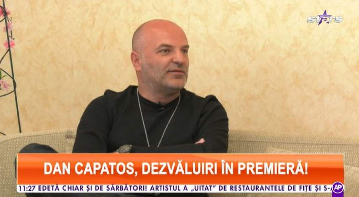Captură video cu Dan Capatos la Antena Stars.