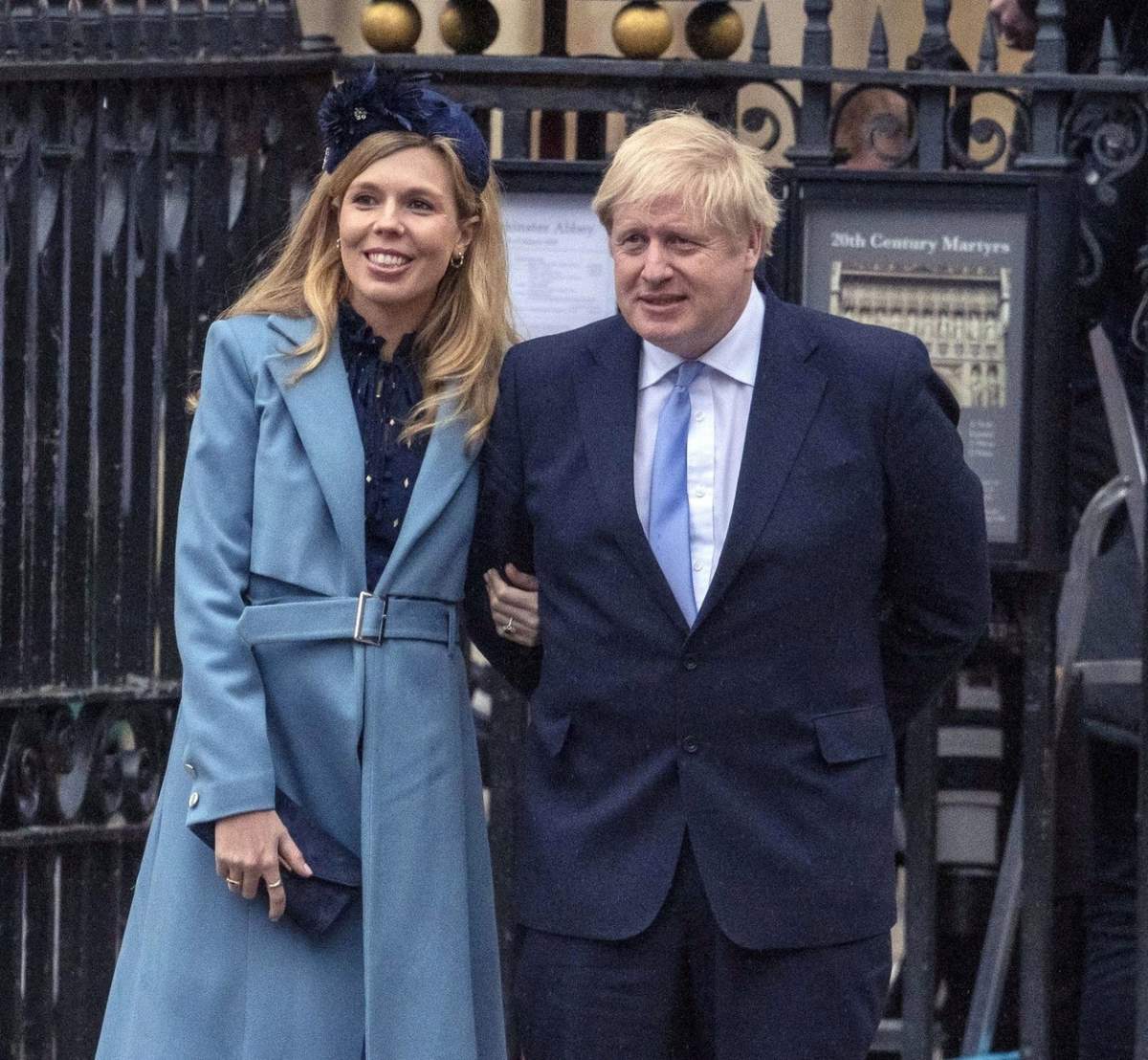 Boris Johnson și soția lui Carrie Symonds