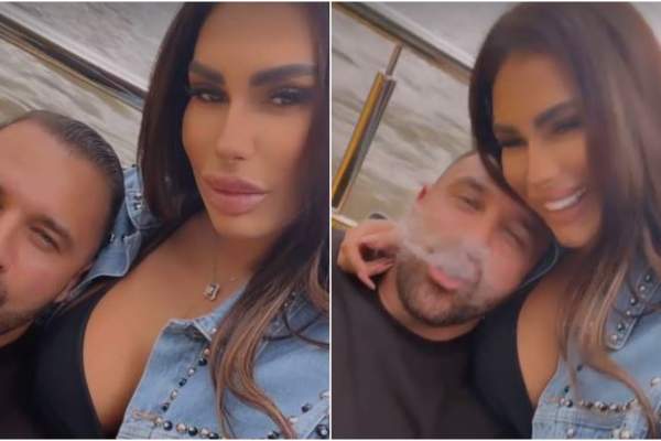 Alex Bodi și Bianca Iordache, îmbrățișări tandre în plină zi, la un local de fițe! Să fie oare bruneta noua iubită a afaceristului?