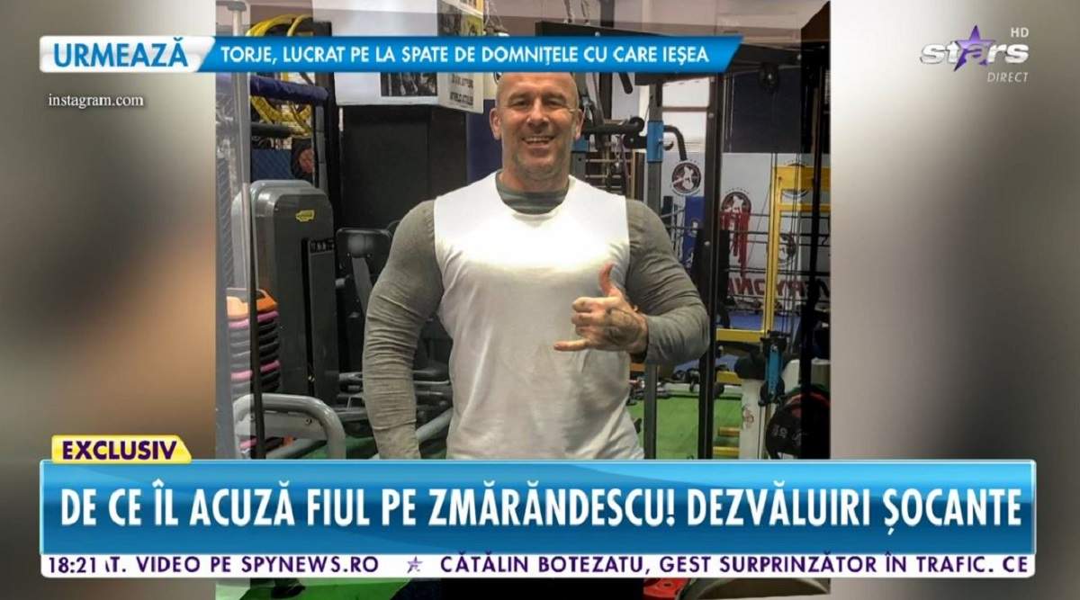 Cătălin Zmărăndescu oferă declarații la Antena Stars.