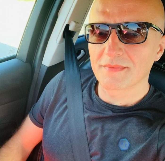 Costi Ioniță, selfie în mașină.
