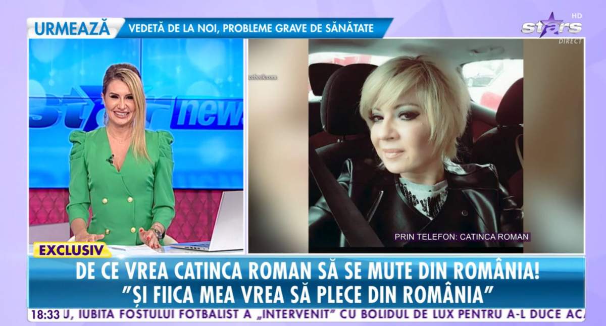Catinca Roman plănuiește să se mute din România! Ce țară îi va fi „acasă” la bătrânețe: „Vreau să fie cald”
