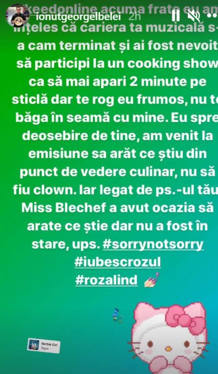 Ionuț Belei și Keed, în război pe Internet! Concurenții de la Chefi la cuțite și-au aruncat cuvinte grele: „Sună-mă că nu are cine să dea cu mătura!” / FOTO