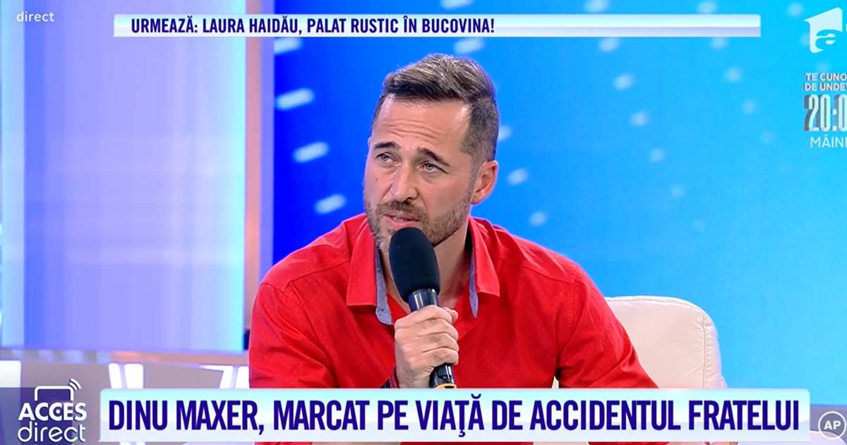 Acces Direct. Drama trăită de Dinu Maxer. Cântărețul și-a pierdut fratele atunci când el avea vârsta de 14 ani / VIDEO