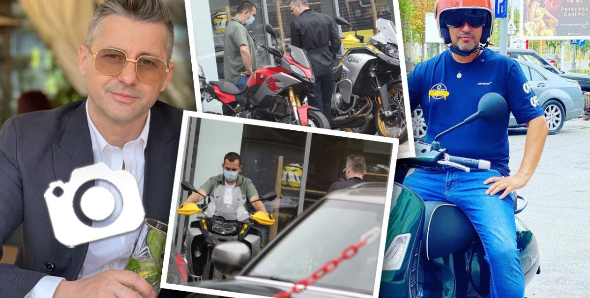 „Iepurașul” a venit mai târziu pentru Adi Sînă! Artistul a apelat la fiul său și Lucian Mitrea pentru a-și cumpăra o motocicletă pe gustul lui / PAPARAZZI