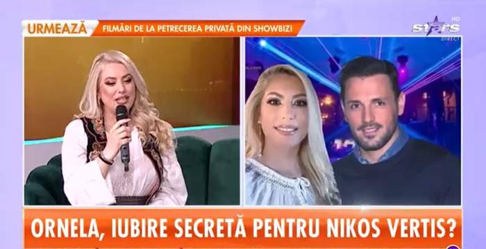 Ornela Pasăre și Nikos Vertis au o relație? Artista a dezvăluit ce este, de fapt, între ei: „Poveștile de iubire la distanță” / VIDEO