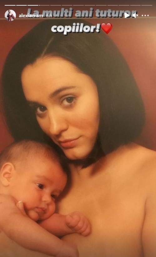 Alexia Eram, imagini de pe vremea când era bebeluș. Cum arăta fiica Andreei Esca în brațele mamei ei / GALERIE FOTO