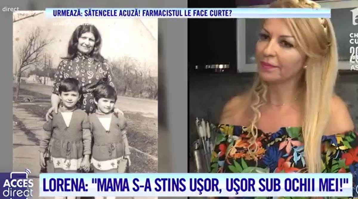 Acces Direct. Drama uriașă a Lorenei, cunoscuta cântăreață de muzică de petrecere. Mama artistei a murit la doar 43 de ani: ”S-a stins ușor, ușor” / VIDEO