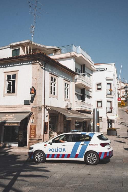 masina de poliție în Spania