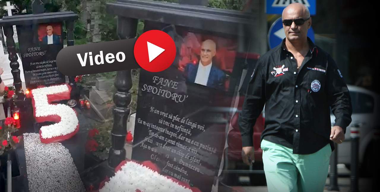 VIDEO / Blestemul teribil aruncat la mormântul lui Fane Spoitoru / Comemorare cu scântei