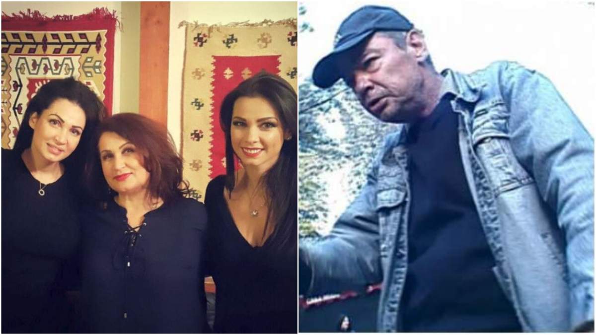 Colaj cu Nicoleta și Iuliana Luciu alături de mama lor/ Tatăl Nicoletei Luciu, cu cămașă albastră.