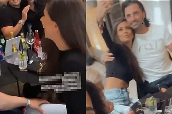 Relația lui Pepe cu Yasmine se confirmă din ce în ce mai mult! El i-a pus mâna pe picior, ea l-a luat în brațe! Ipostaze tandre cu cei doi