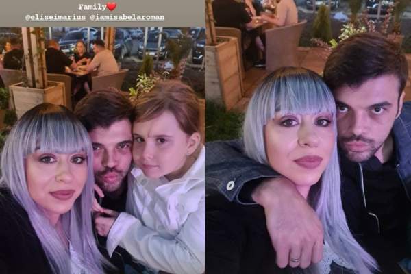 ”Familie”! Imaginea publicată de Oana Roman alături de Marius Elisei și fiica lor, Isabela. Cei trei par a fi din nou ca la început