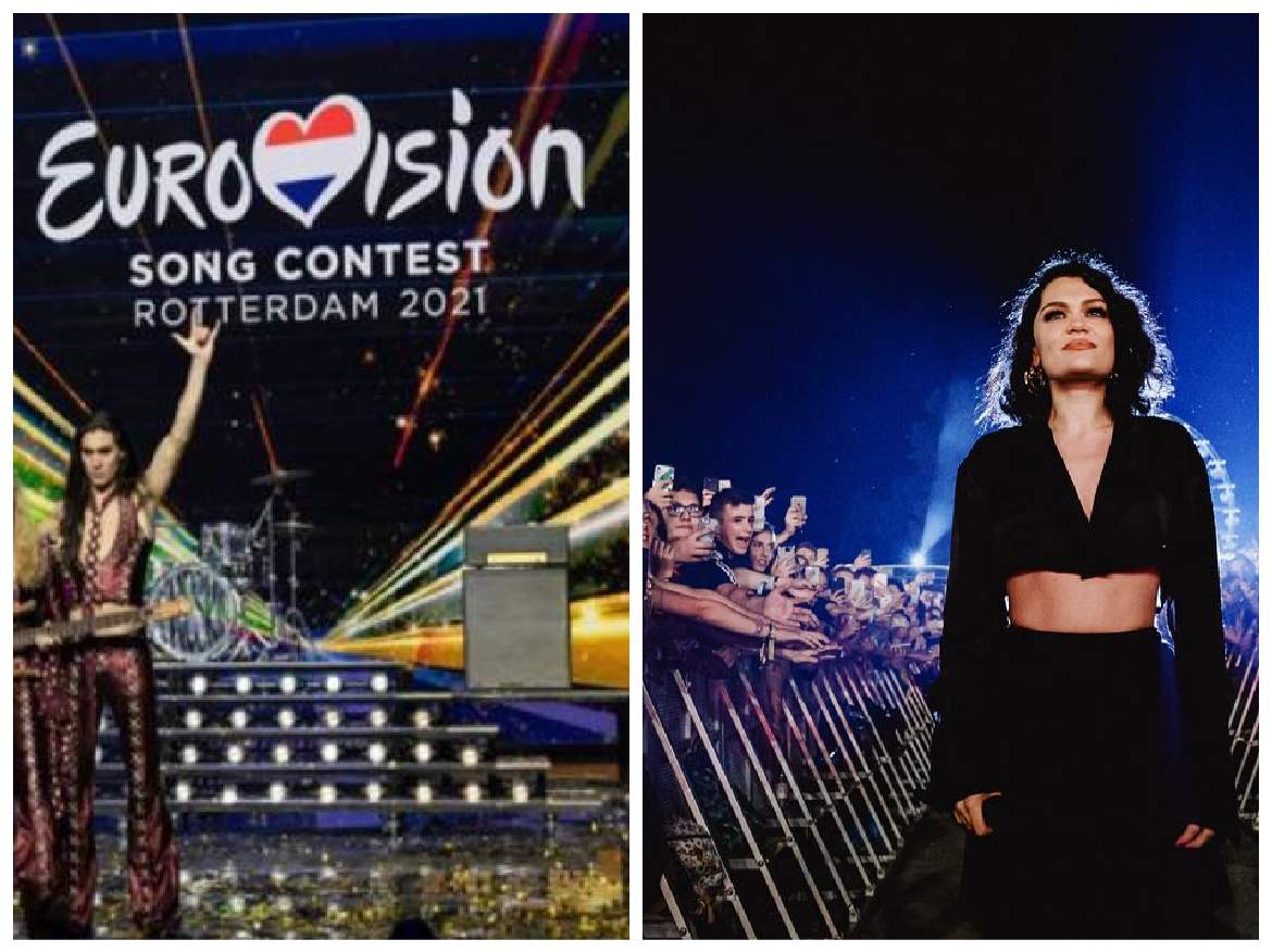 colaj cu scena eurovision și Jessie J
