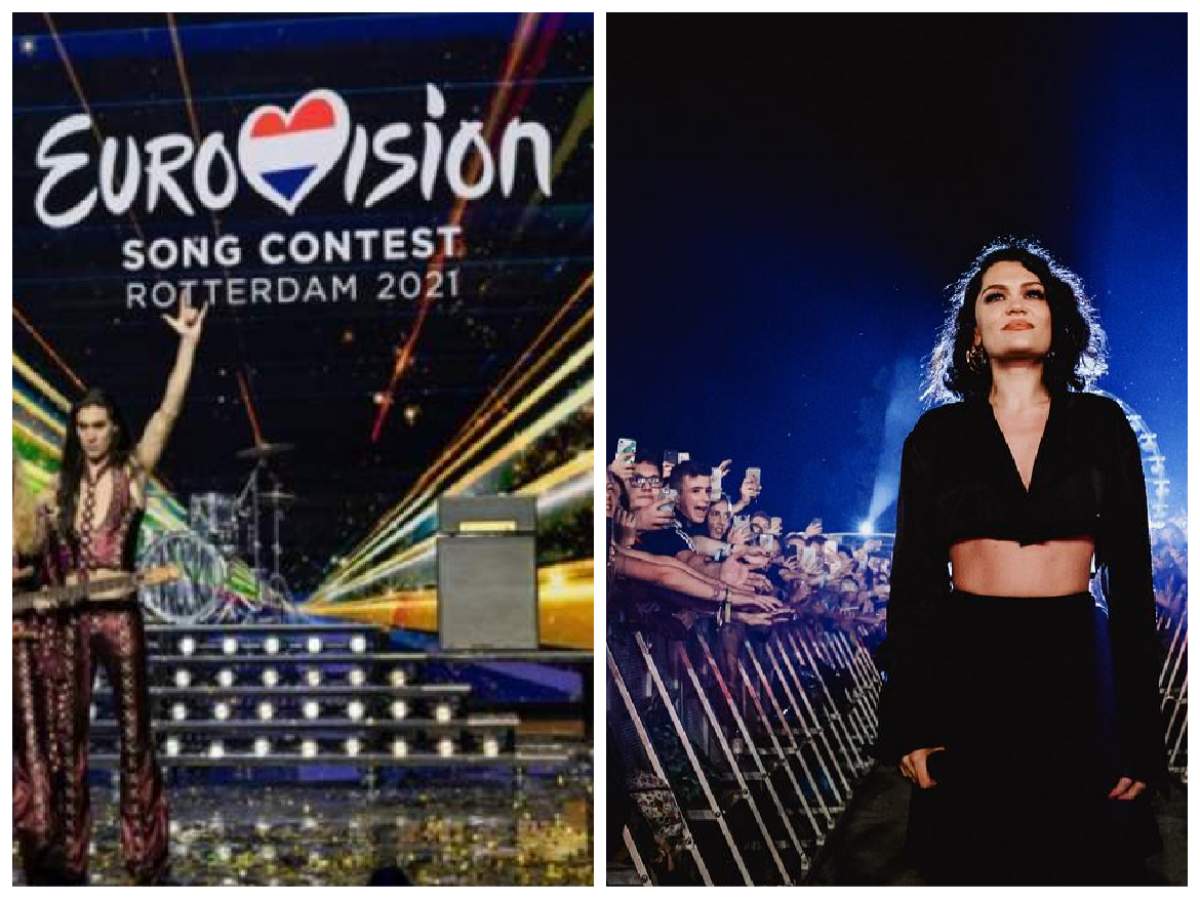 colaj cu scena eurovision și Jessie J