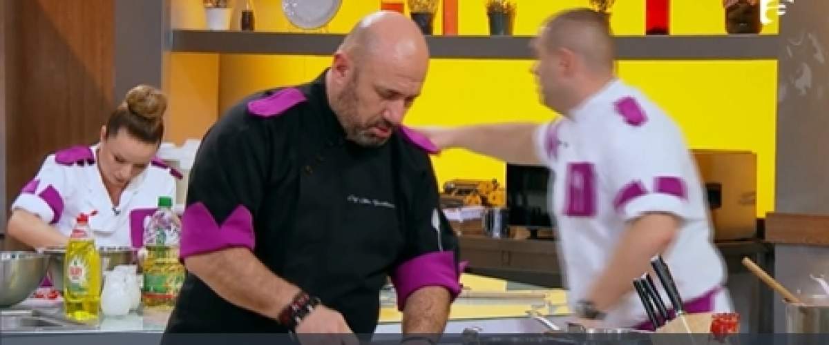 Cătălin Scărlătescu a gătit cot la cot cu echipa lui, la Chefi la Cuțite: ”Vreau înapoi în bucătărie” / VIDEO
