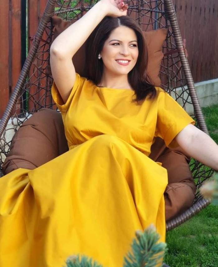 geanina lungu rochie galben