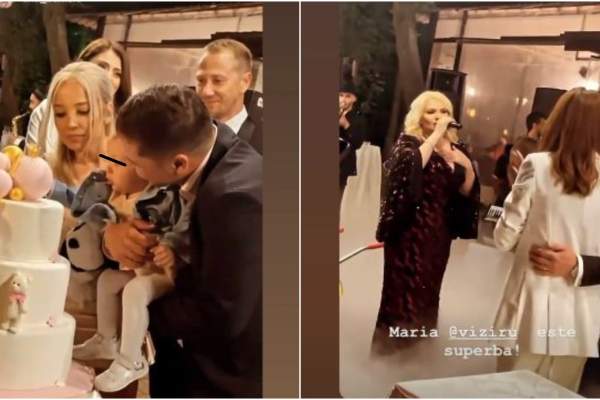 Augustin Viziru i-a rupt turta fiicei sale. Viorica de la Clejani, printre invitații de onoare de la petrecere / GALERIE FOTO
