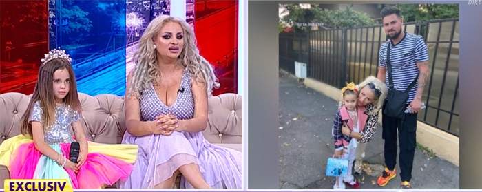 Sânziana Buruiană alături de fetița ei la Antena Stars.