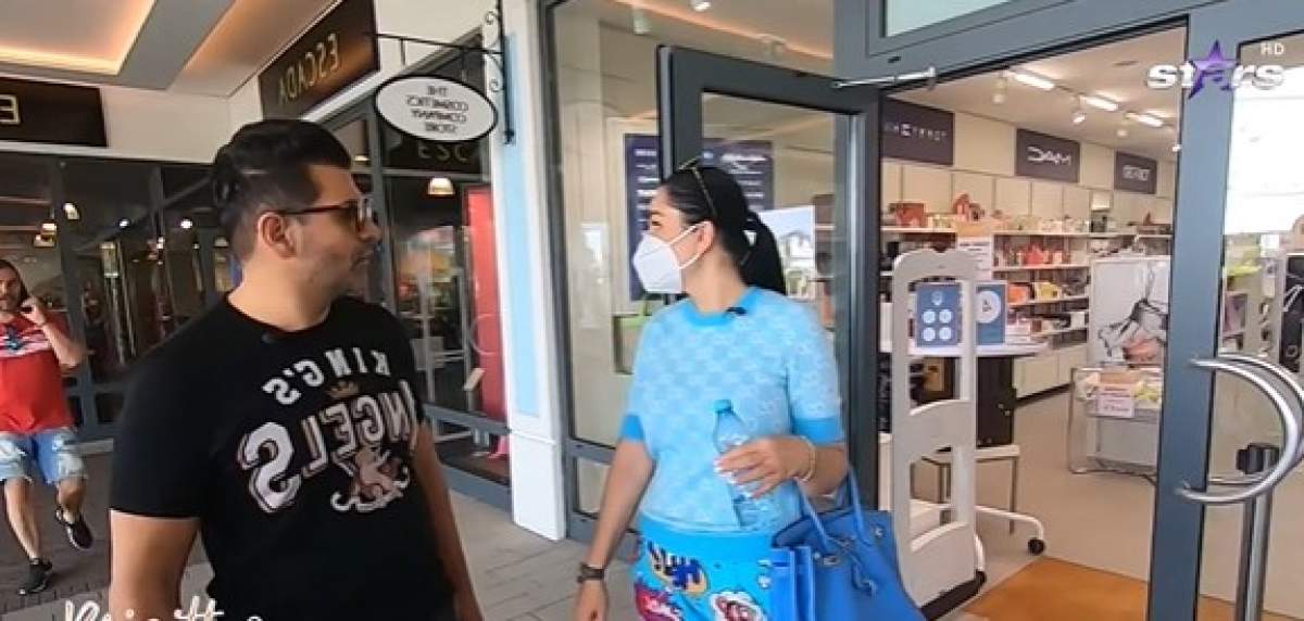 Brigitte, cumpărături de mii de euro în Viena Brigitte și Florin Pastramă în Viena