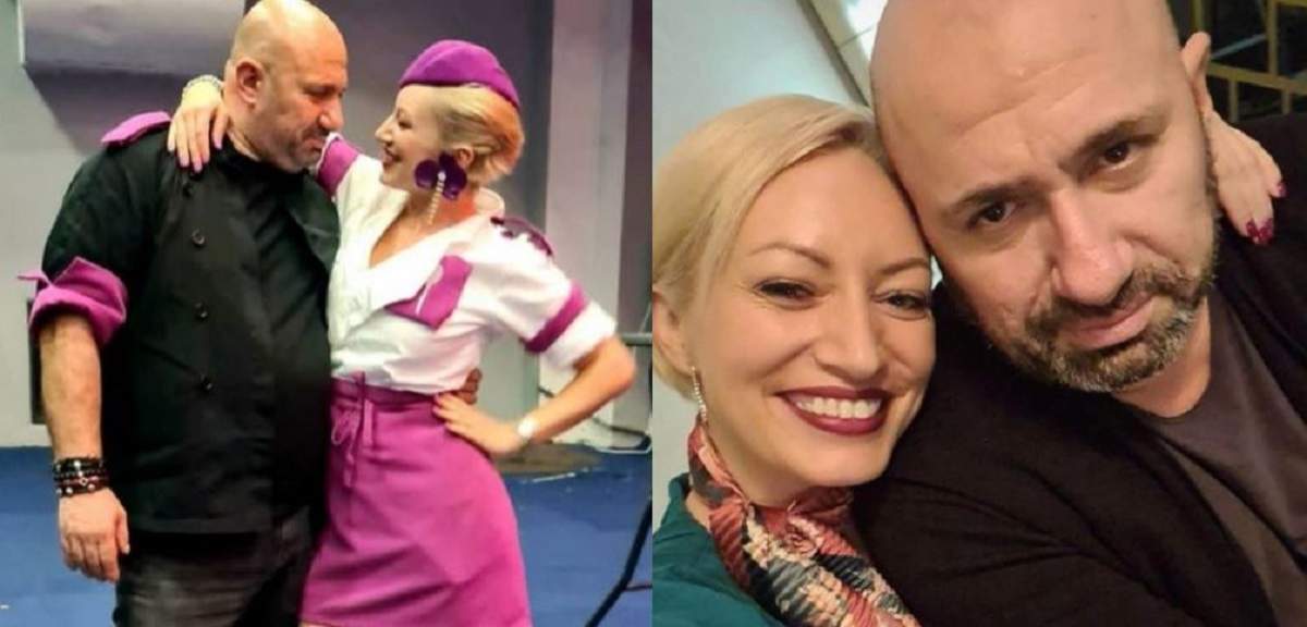 Nicoleta Pop a avut o reacție uluitoare pe Instagram după ce admiratorii i-au spus că s-ar potrivi cu Cătălin Scărlătescu În stânga e o poză cu Nicoleta Pop în timp ce-l privește pe Cătălin Scărlătescu și-l ține cu o mână de gât. În dreapta cei doi își fac un selfie și zâmbesc.