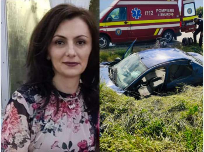 Grav accident în Gorj. O avocată de 42 de ani a murit, iar două fetițe gemene au rămas orfane