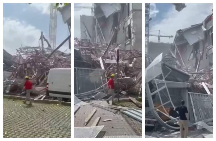 Muncitorul mort în Belgia, după ce o clădire s-a prăbușit, era român. Cinci persoane sunt încă dispărute / VIDEO