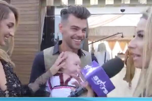 Cum s-au cunoscut Ciprian Silași și iubita sa și cine a făcut primul pas în relație. Cei doi au făcut dezvăluiri inedite la botezul bebelușului lor