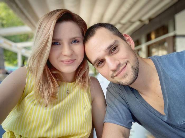 Cristina Ciobănașu și Vlad Gherman în perioada în care formau un cuplu, selfie.