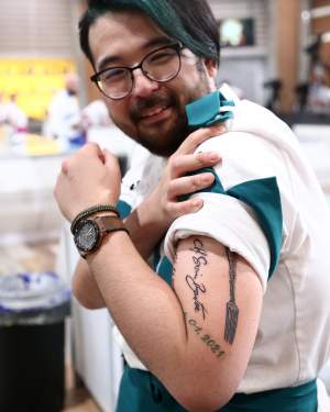 Care este, de fapt, povestea tatuajului cu Sorin Bontea a lui Rikito Watanabe de la Chefi la Cuțite: ”Când am avut o zi liberă...” / FOTO