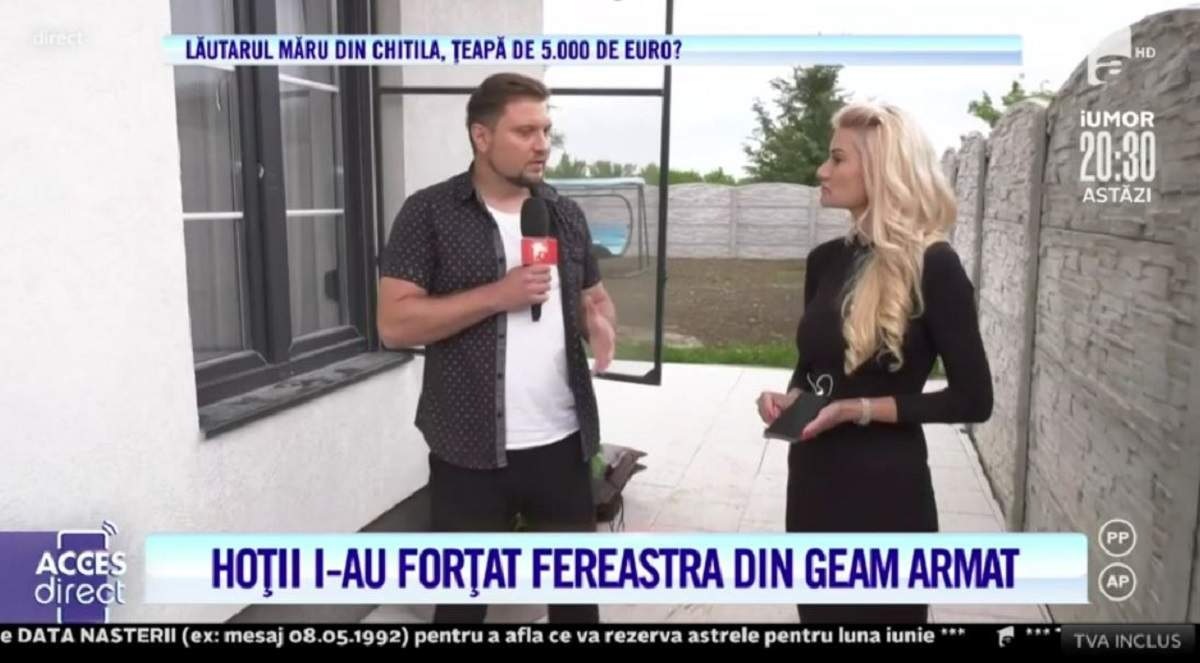 Acces Direct. Ce au descoperit polițiștii, după ce vila Emiliei Mușală a fost spartă de hoți: „Cineva a filat casa, pentru că e singurul geam care se deschide” / VIDEO