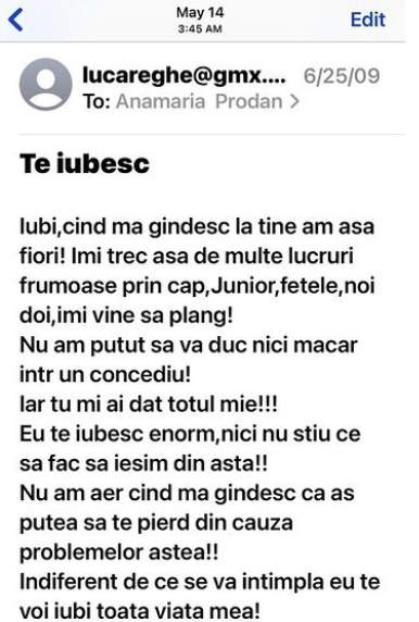 Ce mesaje romantice îi trimitea Laurențiu Reghecampf Anamariei Prodan la începutul relației. Sexy impresara le-a făcut publice, pe Instagram: ”Te voi iubi toată viața” / FOTO