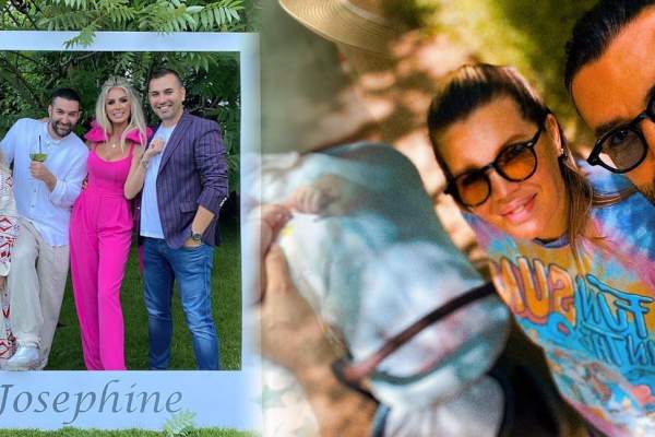 Ce ținute deosebite au purtat Gina Pistol și Smiley la botezul fiicei lor. Prezentatoarea a atras toate privirile printr-o rochie superbă! / FOTO