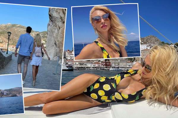 Andreea Bălan și iubitul ei, vacanță romantică în Grecia. Ipostaze tandre cu artista și Tiberiu Argint din destinația de vis! / FOTO